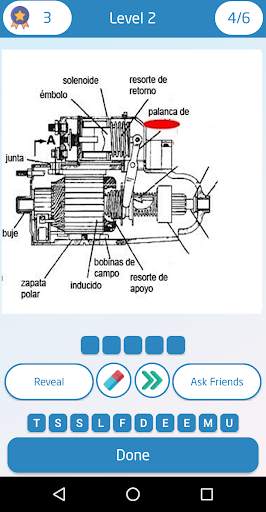 Car quiz mechanic game screenshot 1