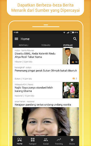 BaBe News - Berita Malaysia 1 تصوير الشاشة