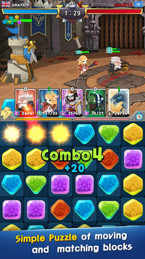 Puzzle Clash: PvP Defense Game | Match Strategy screenshot 1