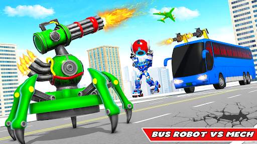School Bus Robot Car Game screenshot 3