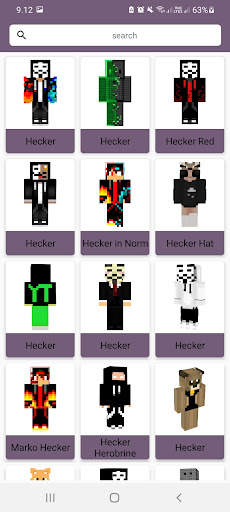 Hacker Skins for Minecraft PE screenshot 3