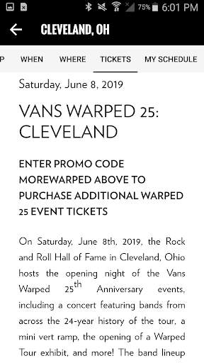 Vans Warped Tour screenshot 3