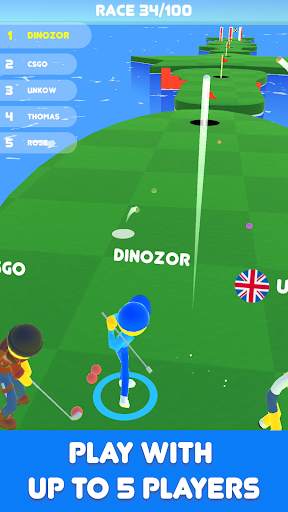 Golf Race - World Tournament screenshot 1