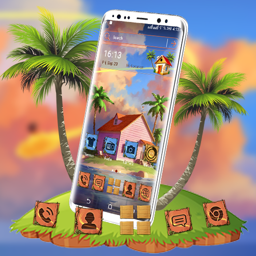 Dream Island House Launcher Theme أيقونة