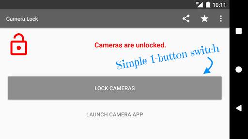 Camera Lock – Phone & Tablet Camera Security App 6 تصوير الشاشة