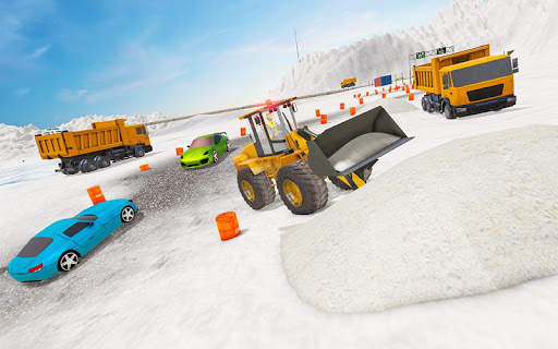 Offroad Snow Excavator Crane Sand Transport Truck screenshot 4