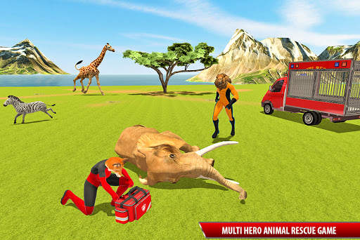 Grand Robot Superhero Animal Rescue: Alien Battle screenshot 10