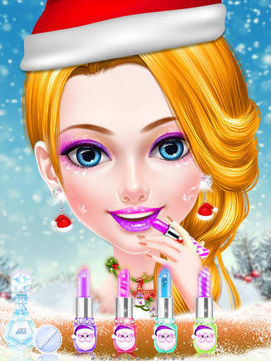 Christmas Dress up and Makeup Game screenshot 1