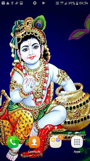 Sri krishna Live Wallpaper screenshot 1