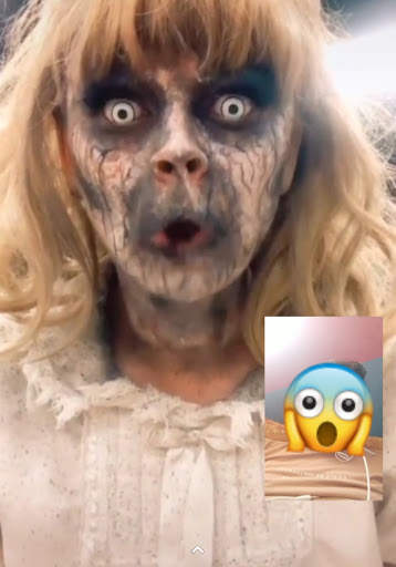Ghost zombie fake Call video and chat screenshot 2