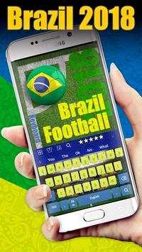 Brazil Sepak bola Keyboard screenshot 1