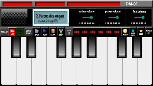 Electronic organ screenshot 2