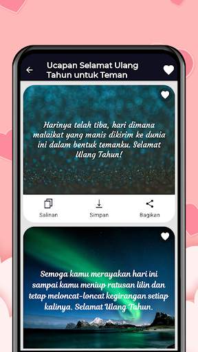 Pesan keinginan Koleksi SMS screenshot 4
