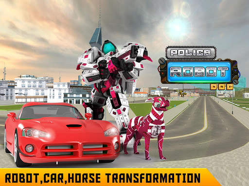 US Police Dog Robot Transform Cop Game screenshot 5