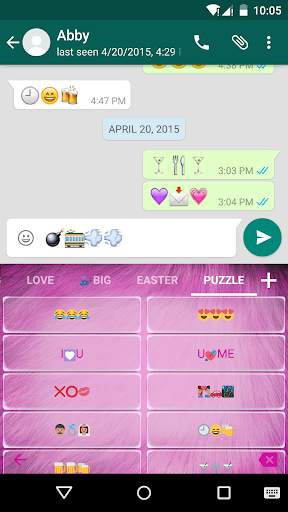 Sweet Fluffy Emoji Keyboard screenshot 4