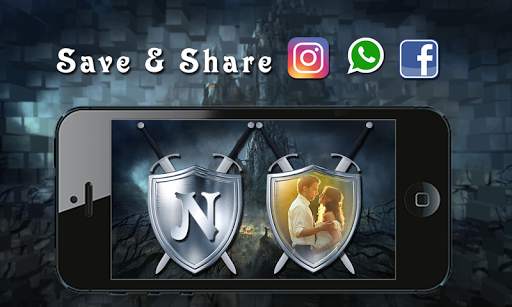 Shield Text Photo Frames screenshot 12