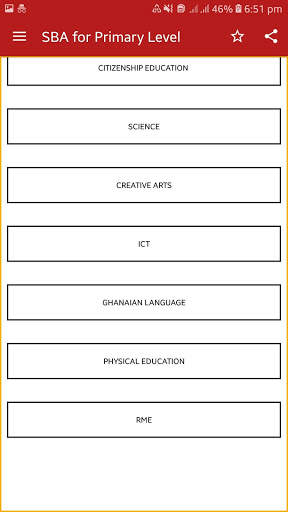 Primary SBA school Based Assignment Ghana screenshot 5