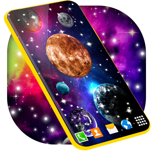 ikon Galaxy Parallax Wallpaper 🌌 Night Live Wallpapers