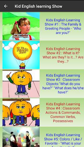 English For Kid Conversation скриншот 5