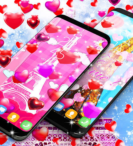 Paris love live wallpaper screenshot 7