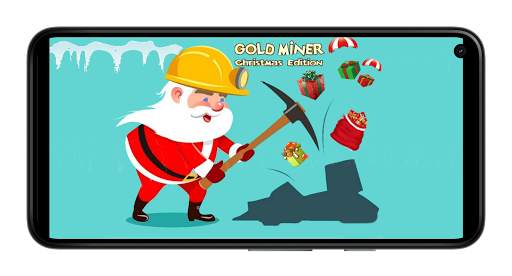 Gold Miner - Christmas edition screenshot 1