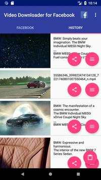 Video Downloader for Facebook screenshot 1