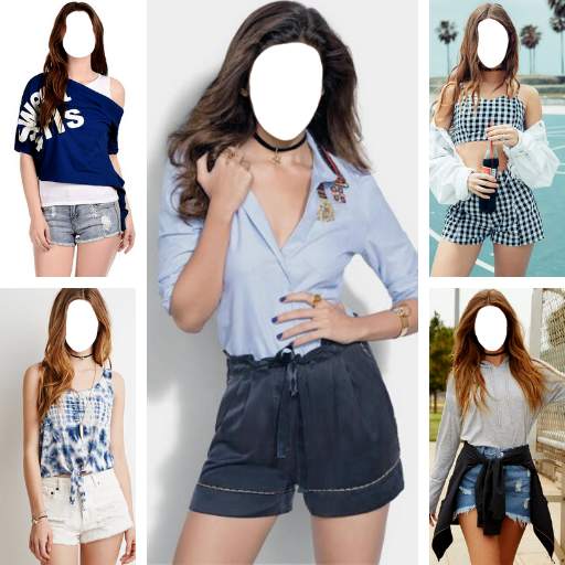 Women Shorts Outfit Photo Suit 1.8