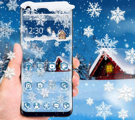 Cool Snow Flake Theme❄️☃️ screenshot 1