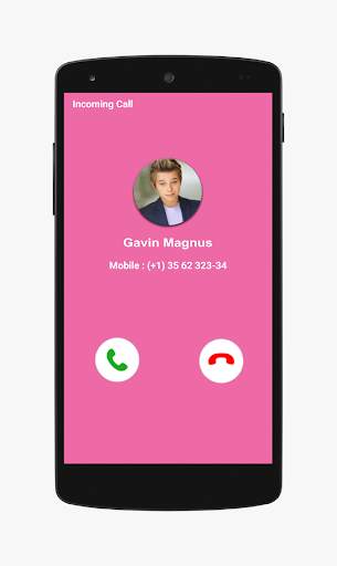 Gavin Magnus Video Call Simulator screenshot 2