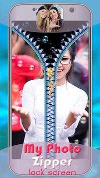 Photo Zipper Lock Screen screenshot 1
