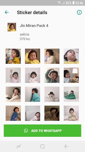 Funny Baby Stickers screenshot 1