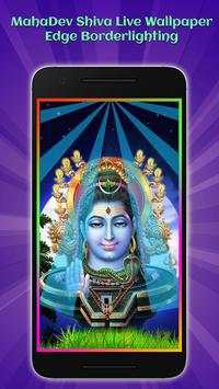 MahaDev Shiva Live Wallpaper-Edge Borderlighting screenshot 3