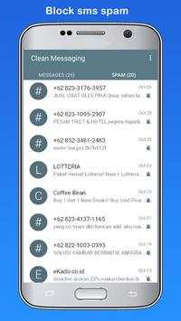 Clean Messaging Lite : SMS Spam Blocker screenshot 2