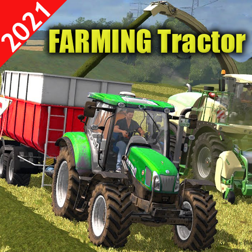 Drive Tractor Trolley Simulator Games-Farm Machine icon