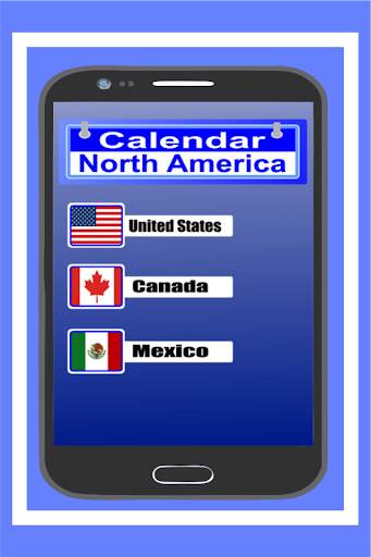 Calendar North America 2021 - Holidays Free скриншот 2