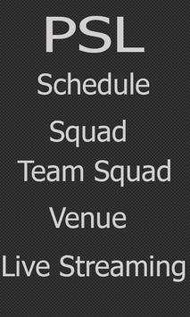 Pakistan Super League Cricket Schedule 2018 screenshot 1