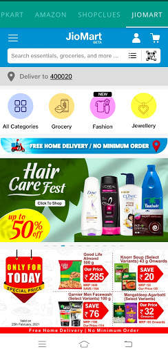 SHOPPE - Flipkart, Amazon, Shopclues, JioMart App screenshot 4