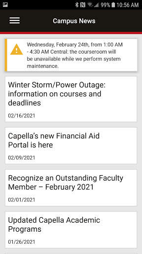 Capella Mobile screenshot 1
