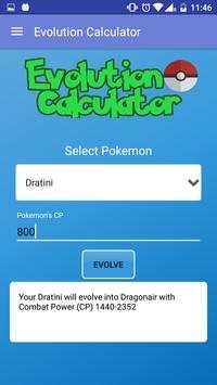 Evolution Calc for Pokemon Go screenshot 3