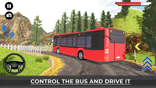 US Offroad Bus Driving Simulator 2018 screenshot 1