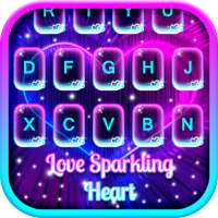 Love Sparkling Heart Keyboard on 9Apps
