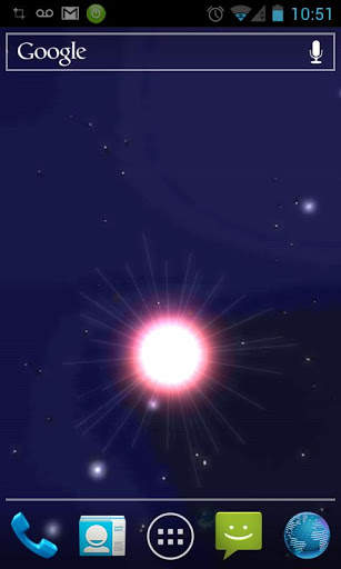 Solar System Live Wallpaper screenshot 1