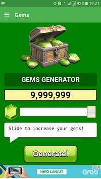 Free Gems 2017 for COC Prank screenshot 3