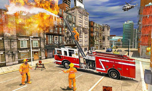 Fire Engine Truck Driving : Emergency Response screenshot 1