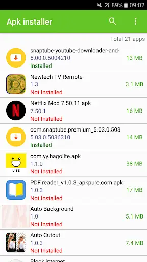 APK Installer screenshot 1