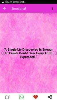 Emotional Status Quotes screenshot 4