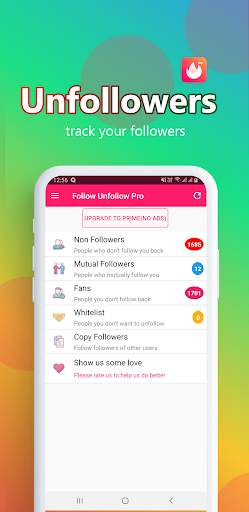Follow Unfollow Users for instagram screenshot 2