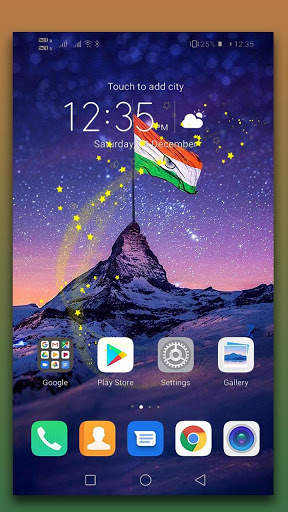 Indian Flag Live Wallpaper screenshot 2