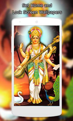 Saraswati Mata Wallpapers HD screenshot 2