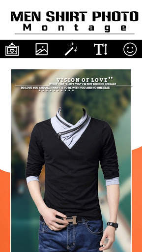 Man Shirt Photo Suit скриншот 5